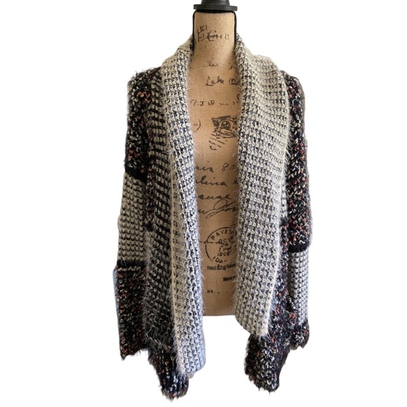 Anthropologie La Fee Verte | Eyelash Cardigan | Large Petite - Picture 5 of 10